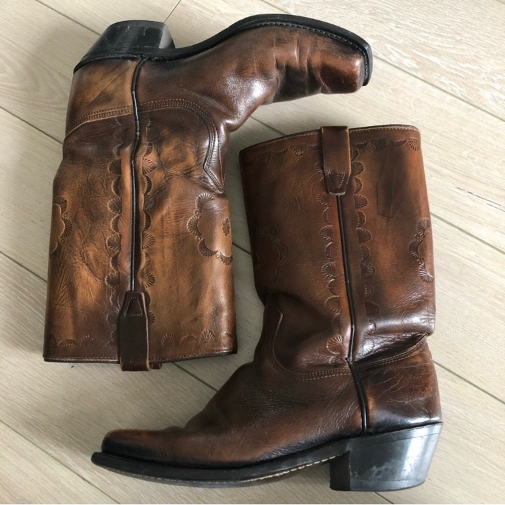 Vintage Wrangler Cowboy Boots - Picture 4 of 9